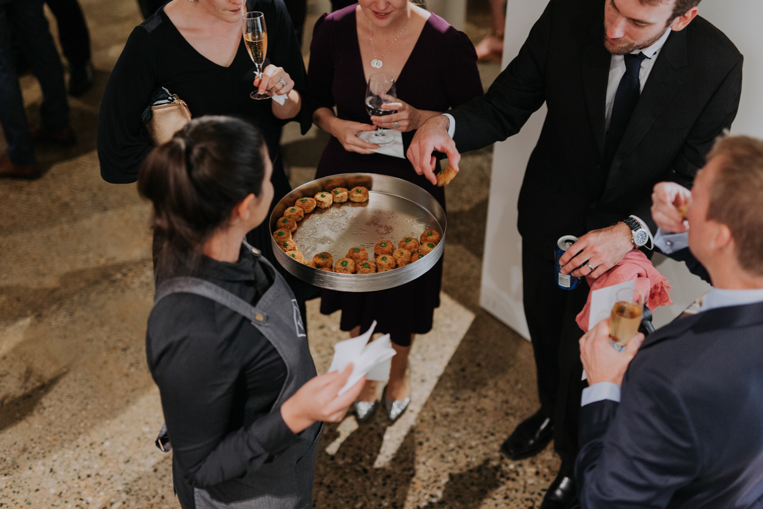 Canapé Service in a Corporate Event