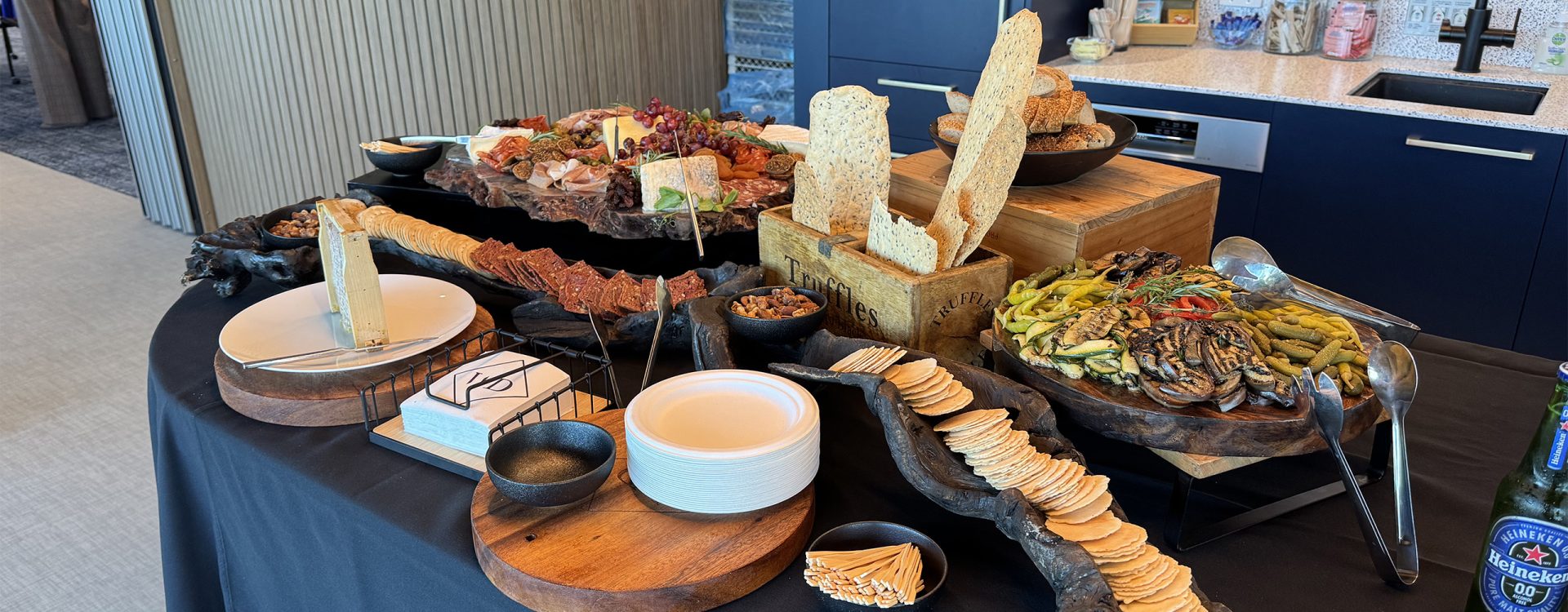 Grazing Station in a Corporate Kitchen